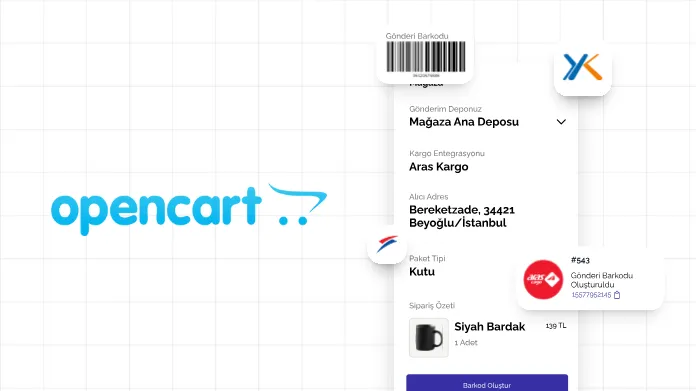 Opencart Kargo Entegrasyonu 10dan fazla kargo firmasi ile entegre Kargo Entegrator.png