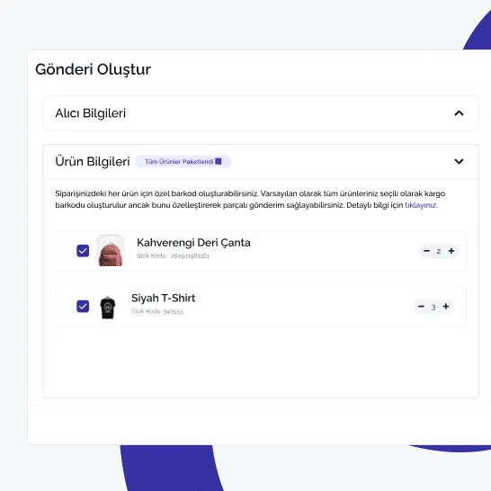 Odoo E-Ticaret Siteniz ile Entegre olun Kargo Entegrator Gonderi Olustur.png