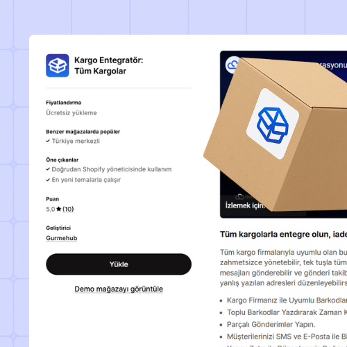 Shopify Kargo Entegrasyonu