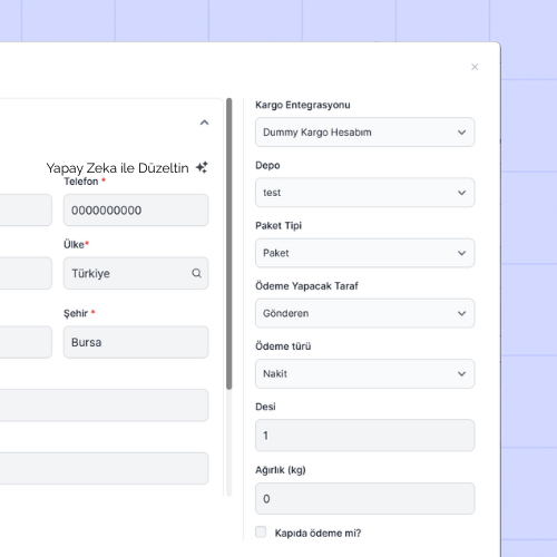 Kargo Adresini AI ile Duzeltin Woo 1