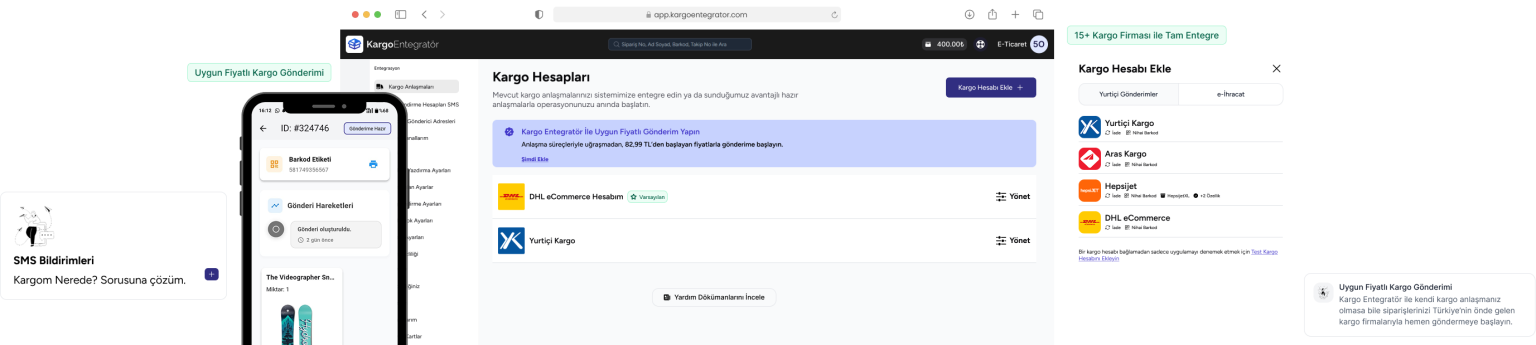 Stok Entegratör Dashboard
