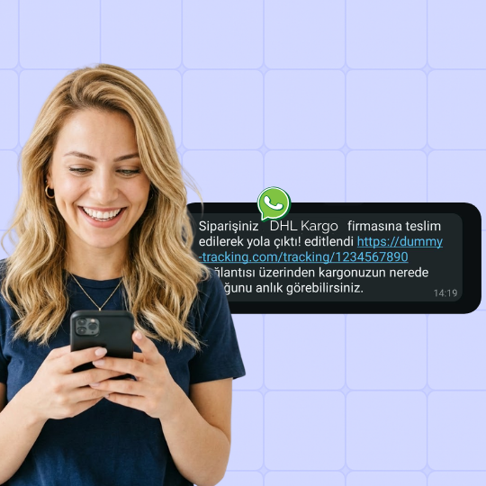 Kargo Entegrator Whatsapp Mesaji Gonderin