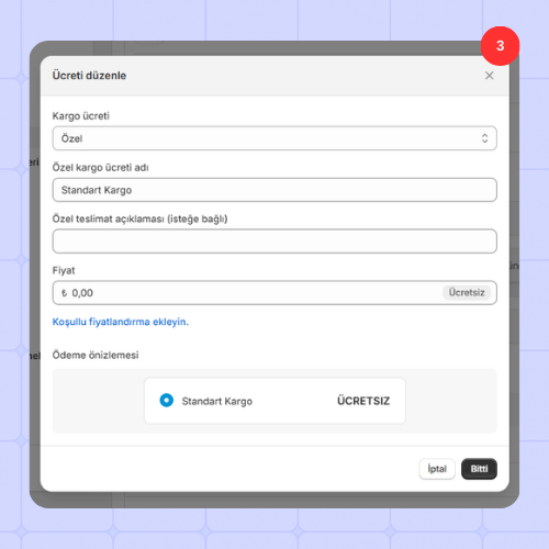 Shopify Kargo Ucretleri