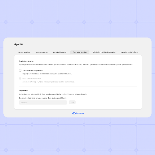 Shopify Ozel Alanlarini Barkoda Tasiyin