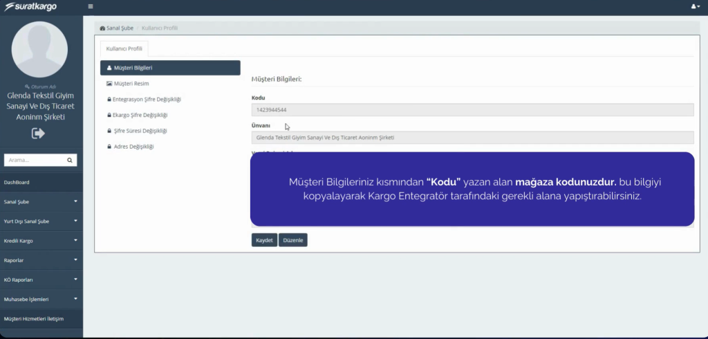 Sürat Kargo Entegrasyonu Nasıl Yapılır? image 11