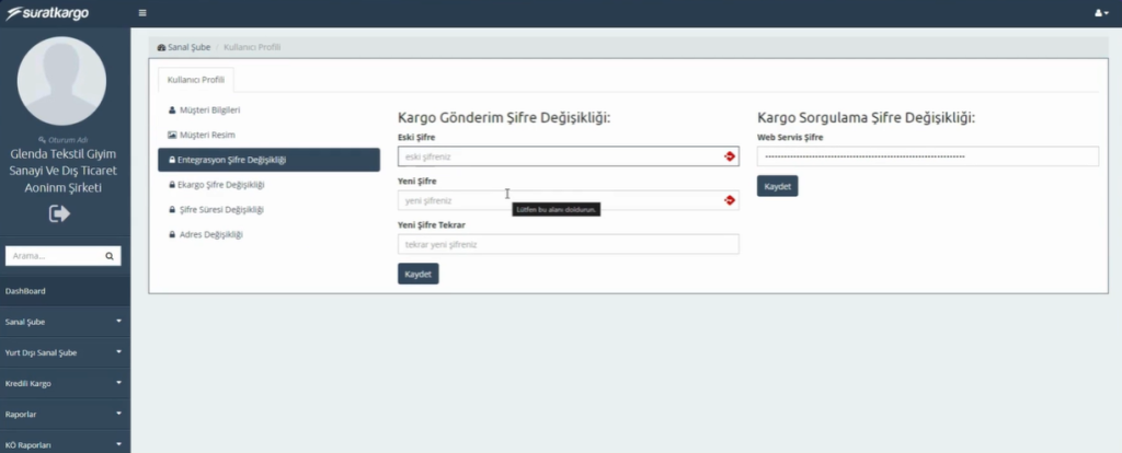Sürat Kargo Entegrasyonu Nasıl Yapılır? image 12